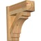 Ekena Millwork Merced Rough Sawn Craftsman Outlooker, Western Red Cedar, 8"W x 22"D x 22"H OUT08X22X22MRC04RWR - alternate 1